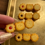 【N.petit】こぐまのバタークッキー　ヘアクリップ　ジャムクッキー