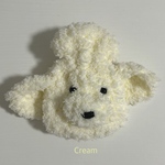 犬の手編みポーチ🤍cream