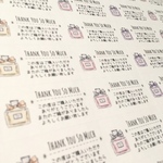 132枚　香水　サンキューシール　ありがとう　オーダー