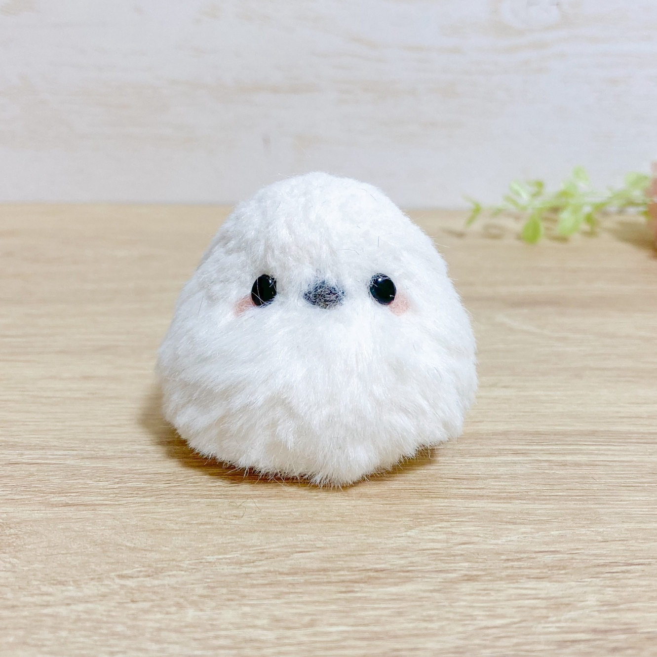 ✿人気商品✿♡もふもふましゅまろシマエナガちゃん♡バッグチャームに