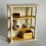 1/12 ミニチュアシェルフ　フレンチカントリー