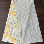 さらふわ☁両面ダブルガーゼのフェイスタオル（ヴィンテージ水玉×ファンタジー）