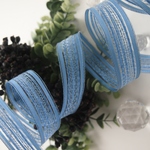 ブルーリボン　25㎜幅　ワイヤー入りドイツリボン