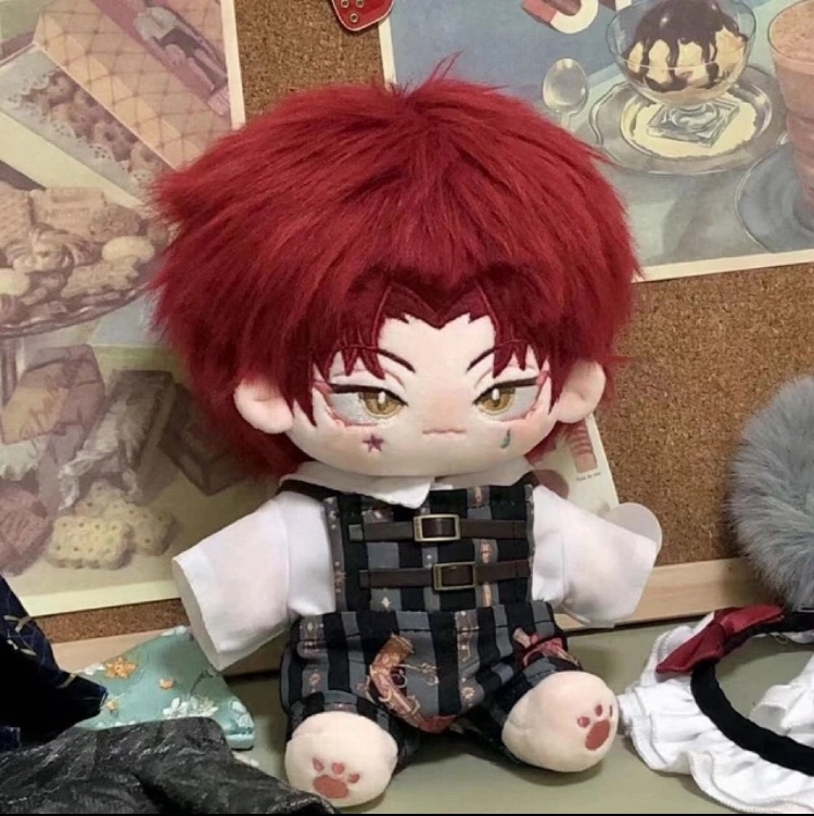 HUNTER×HUNTER ヒソカ 着せ替え ぬいぐるみ マスコット 20cm - ていぽ