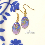 夏祭りピアス 花火グラデーション♡