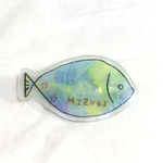 名前入れ可能＊お魚ブローチ