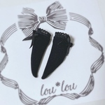 リボンsocks＃noir