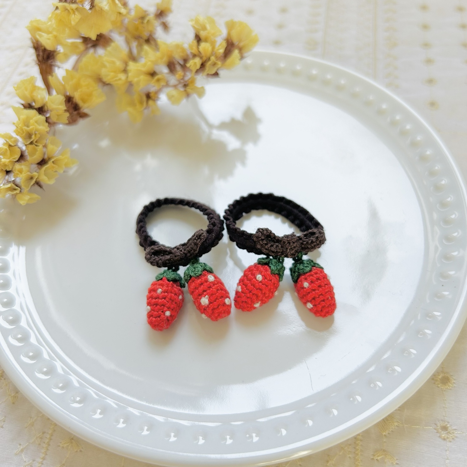 じゃらじゃら ヘアゴム  いちごチョコ♡ 楽天市場】小学生 ヘアゴム 夏 ヘアゴム いちご イチゴ 苺ヘアゴム