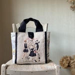 大人elegant刺繍＆水彩画*トートバッツ*オードリーヘップバーン*カメリア