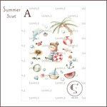 ポストカード 【summer 】　2枚セット