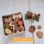 🍁🍠トライカラービーグルクッキー缶Autumn 🍁🎃🍠🐾