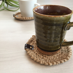 cafe風♡麻ひものコースター