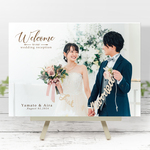 ウェルカムボード　厚み7mm　マットパネル　ボード　印刷　プリント　結婚式 　A3 B3 A2 