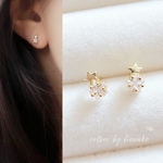 新作　シンプル　限定価格　18k　お洒落　大人可愛い　上品　繊細　人気　小さな　STAR　シルバー925　ピアス
