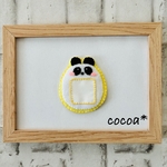 名札　ネームタグ　パンダ　幼稚園　キーホルダー　