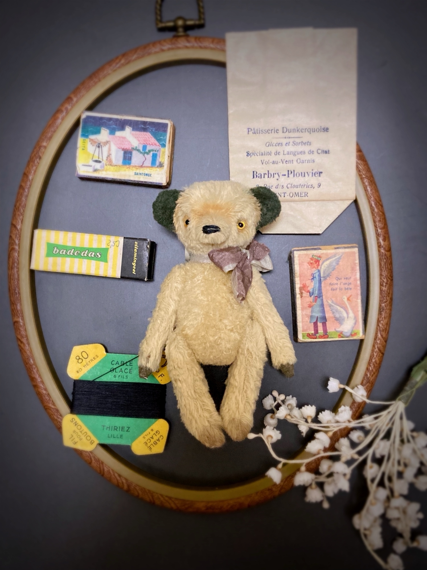 ハンドメイド　テディベア　ぬいぐるみ　あきいろのくま　　 name is Natasha 7,600円
