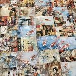 和風🪭ミニジャーナルページ＊コラージュ素材＊ジャンクジャーナル