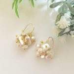 再販2  淡水パール 細石ピアス