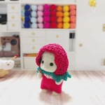 🍓シルバニア赤ちゃん用 いちごの帽子