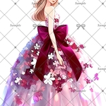 【H473】teatea.オリジナル 人物ステッカー