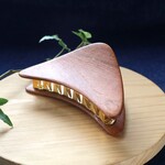 ★再販-古木山桜のバンスクリップLサイズ（ヤマザクラ02）横幅9.5cm