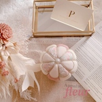 petite リバティ手毬8㎝　〜 fraise 〜