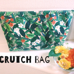 アロハ柄クラッチバッグ