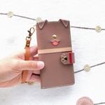 手帳型＊垂れ耳わんこのスマホケース #いぬまみれ掲載作品／全機種