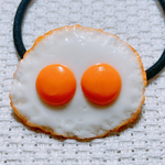 【再販】双子目玉焼き🍳ヘアゴム