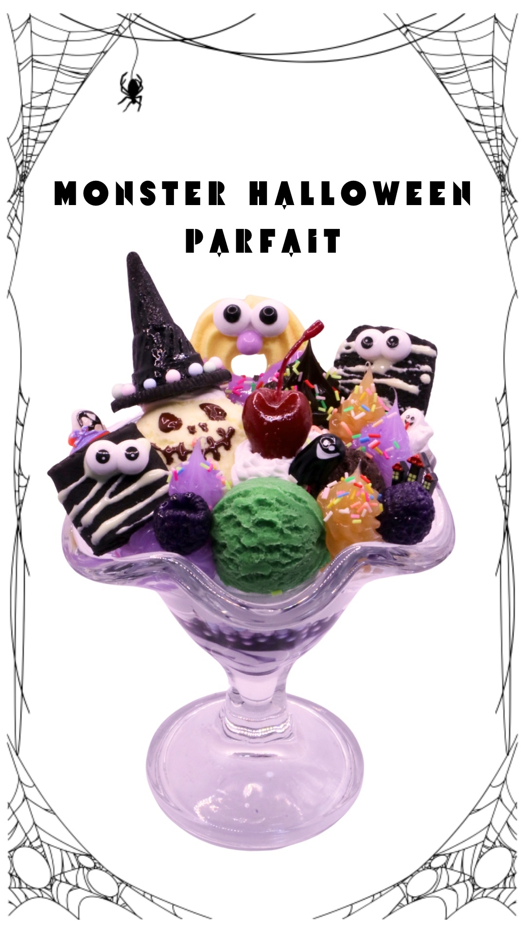 (食品サンプル)ハロウィンデラックスパフェ