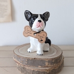 【30％OFF SALE‼】動物モチーフの小さな一輪挿し～ドライフラワーとのセットも選べます～　＜フレンチブルドッグ＞　1個　　一輪挿し　花瓶　フラワーベース　インテリア