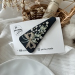 26.ネイビーシリーズ/刺繍ぱっちんピン大