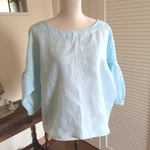 SALE   ギャザー袖のブラウス