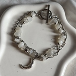 stone bracelet / 天然石 ホワイトムーンストーン シルバー ブレスレット