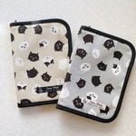 マルチポーチ 母子手帳ケース 通帳ケース お薬手帳ケース 猫柄 猫