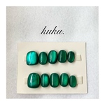 25 グリーンネイル マグネットネイル ネイルチップ 単色ネイル 成人式ネイル グリーンマグネットネイル パープルマグネットネイルチップ 緑マグネット 緑マグネットネイルチップ