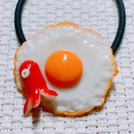 【リニューアル】目玉焼きタコさんウインナー🍳🐙ヘアゴム