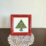 〈クリスマスツリー 11cm〉刺繍フレーム