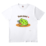 食いしん坊のツノガエルTシャツ　メンズサイズ