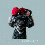 犬 ペット 花冠 チョーカー 記念撮影 記念日 フォト アーティフィシャルフラワー クリスマス