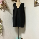 リネンブラック　ベスト💕