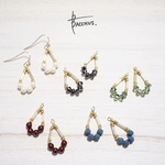 再販！しずくピアス/イヤリング:5色 PF23 Bacchus.