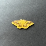 ウスタビガのブローチ　orへアクリップ　蛾　再販　00560