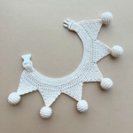 🐈‍⬛ cat necklace 109 受注後製作【猫 首飾り 首輪  セーフティバックル  かぎ針編み】