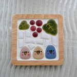 【専用出品】オカメインコのコースター