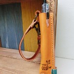 バンビちゃん＊キャメルヌメ革のペンホルダー＊手提げバッグに＊レザー