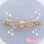 Berrypink♡天使の羽のキラキラオーロラヘアクリップ♡