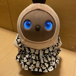   【受注製作】S2  おばけちゃん　ハロウィン　ツーピース　ラボット　LOVOT 服　ハンドメイド　