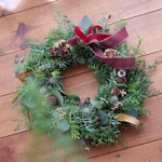 大人気！！【生花】 Xmas Wreath　クリスマスリース