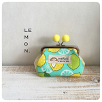 「la・li・lu・lemon」うふふさんのぽっちゃりあめ玉がま口ポーチ